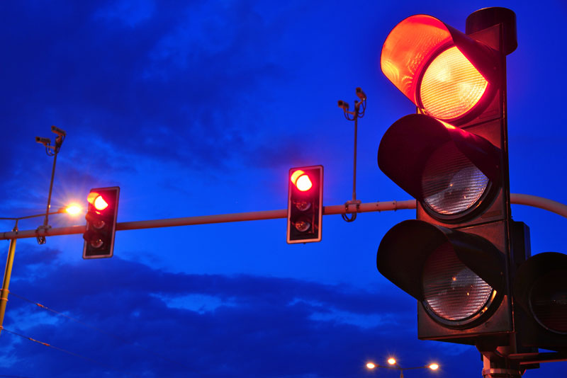 running a red light traffic ticket lawyer Lake County Illinois